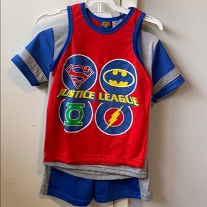Justice League short and tank set‎